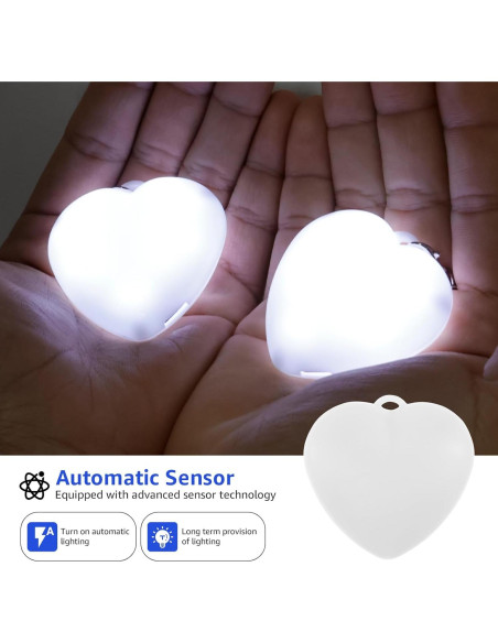 Luz de Corazón Brillante LYIYEYAN para Monedero LED Luz de Corazón Brillante LYIYEYAN para Monedero LED