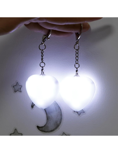 Luz de Corazón Brillante LYIYEYAN para Monedero LED Luz de Corazón Brillante LYIYEYAN para Monedero LED