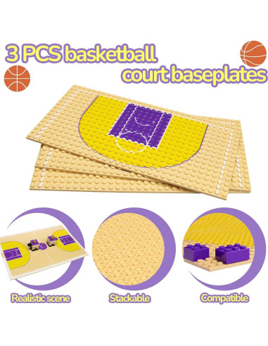 Juego de Bloques de Construcción Baloncesto Cabeeskii - 2 Balones