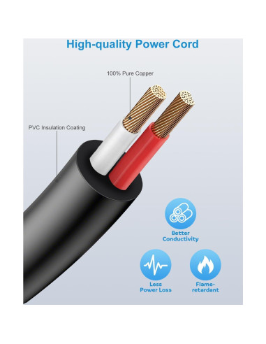 Fuente de Poder 24V 2A ALITOVE Adaptador AC/DC 48W 14 Puntas