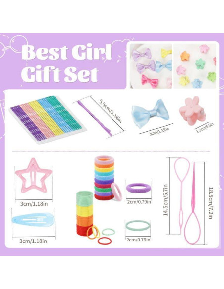 940 Piezas Conjunto de Accesorios para el Cabello NITELEMN