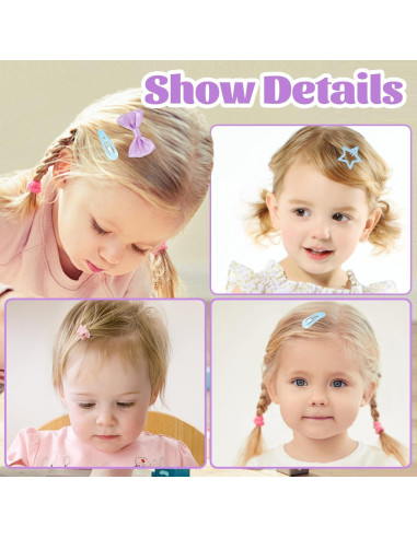 940 Piezas Conjunto de Accesorios para el Cabello NITELEMN