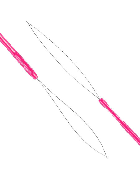 10 Piezas Herramienta de Aguja para Extensiones de Cabello Zonon