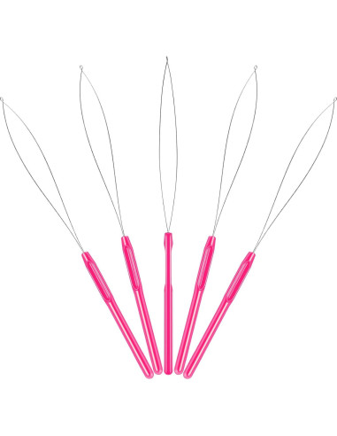 10 Piezas Herramienta de Aguja para Extensiones de Cabello Zonon