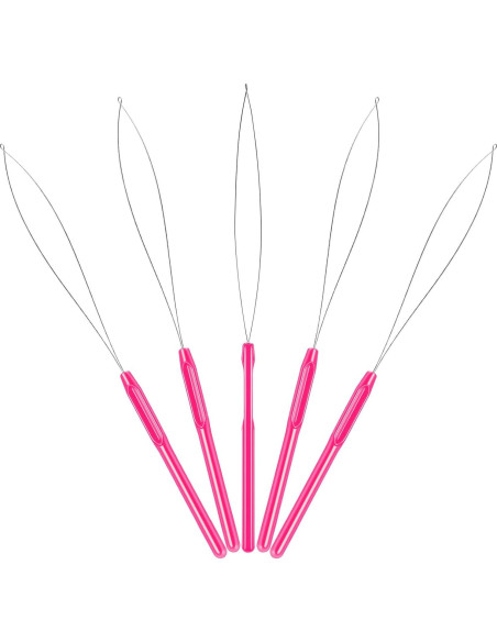 10 Piezas Herramienta de Aguja para Extensiones de Cabello Zonon