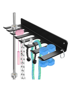 Soporte de Almacenamiento de Gimnasio Sahans 8 Ganchos Metal