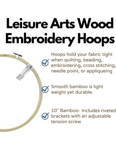 Aro de Bordado de Madera 10" Esenciales Por Artes de Ocio 2
