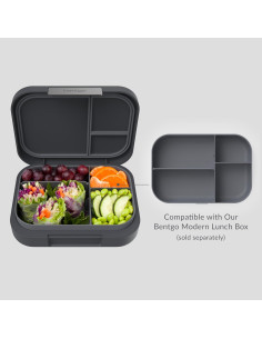 Bandeja de Preparación de Comidas Bentgo Moderna 1300ml Gris 2