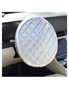 Cubierta de Volante de Coche Figpade 40 cm Protección Solar