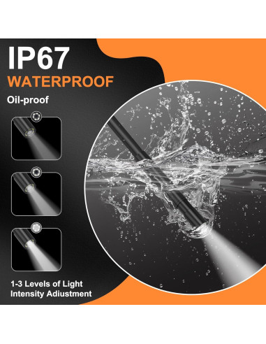 Cámara Endoscópica JYTONE 4.3" HD Impermeable 5.5mm 2m