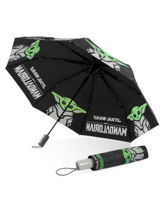 Paraguas Automático Disney Baby Yoda Telescópico Plegable