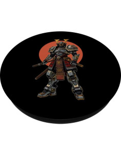 PopSockets Adhesivo PopGrip Mecha Samurai Steampunk Japonés 2