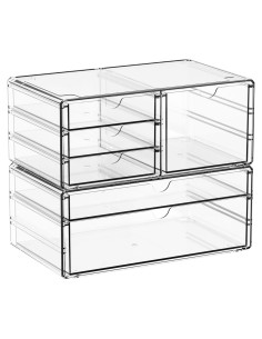 Organizador de Cajones Acrílico Yieach 6 Cajones 28.2x16.5 cm