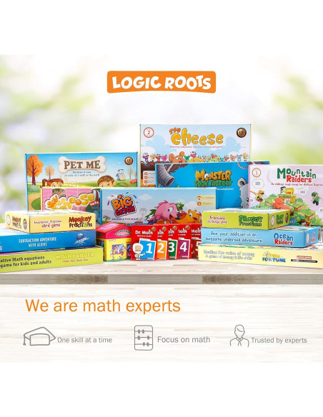 Juego de Mesa de Matemáticas LogicRoots - Fábrica de Calcetines Monstruosos