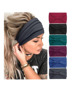 Diademas Tobeffect para Mujeres - Set de 6 Turbantes Boho