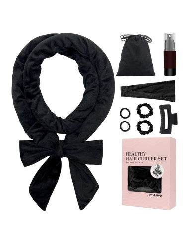 Banda de Cabeza Rizada ZILAMPU 177.8 cm - Rulos Sin Calor