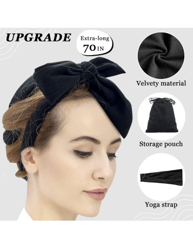 Banda de Cabeza Rizada ZILAMPU 177.8 cm - Rulos Sin Calor