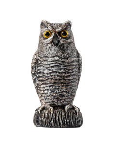 Espantapájaros Búho OFFO para Jardín 21 cm Marrón