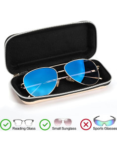 Estuche para Gafas Vemiss Semi EVA Duro 16.3x6.9cm Beige 2