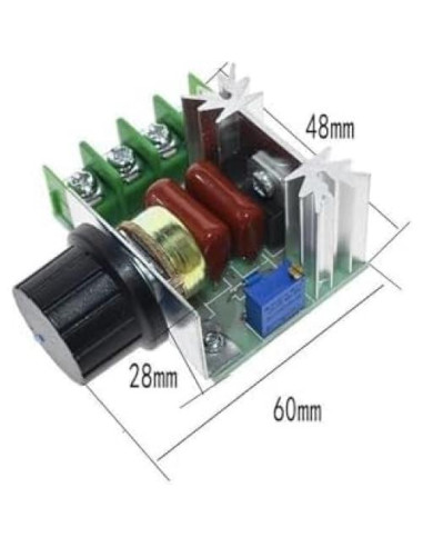 Módulo Control Velocidad Motor AC Sipytoph 2000W 50-220V