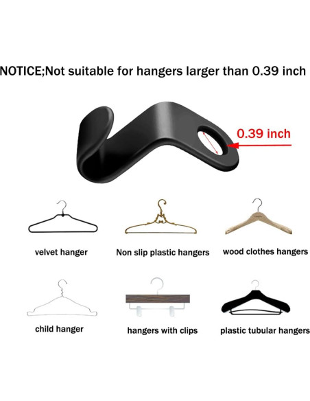 100 Ganchos Conectores para Perchas Moda y Estilo - Ahorra Espacio 100 Ganchos Conectores para Perchas Moda y Estilo - Ahorra Espacio