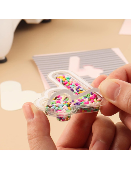 BAOFALI 13 Piezas Juego de Troqueles y Cubiertas Shaker 3D