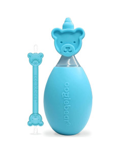 Aspirador Nasal de Silicona Oogiebear Azul + Recogedor de Mocos 2