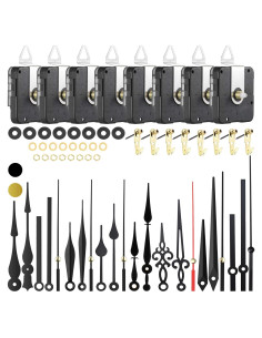 Kit de Mecanismo de Reloj Silencioso Mudder 8 Piezas 13 mm