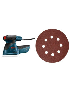 Lijadora de Palma BOSCH ROS20VSC 2.5 Amp 5" con Discos