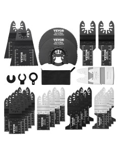 Juego de 30 Cuchillas Oscilantes VEVOR para Madera y Metal