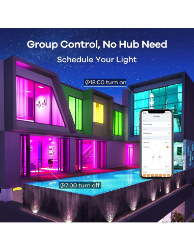 Bombilla Inteligente Linkind A19 WiFi 9W RGBTW Control APP