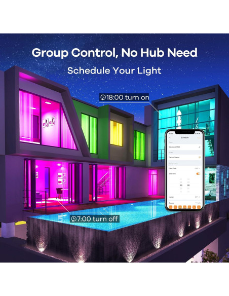Bombilla Inteligente Linkind A19 WiFi 9W RGBTW Control APP Bombilla Inteligente Linkind A19 WiFi 9W RGBTW Control APP