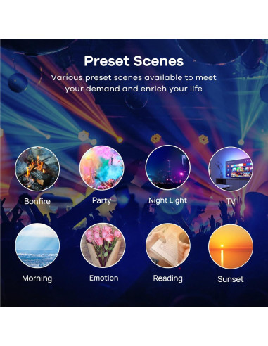 Bombilla Inteligente Linkind A19 WiFi 9W RGBTW Control APP