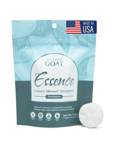 Bombas de Ducha Aromaterapia Eucalipto y Mentol The Lavish Goat - 7 Tabletas