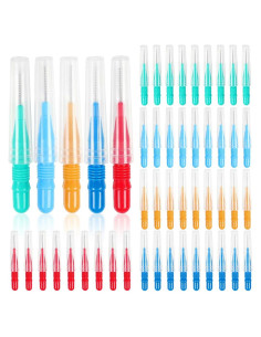Cepillos Interdentales ewinever 50 Piezas 2mm 2.5mm 3mm