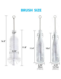 Cepillo para Botellas FOLUNUE 41.91 cm Cuello Estrecho 2
