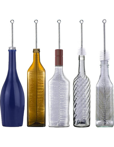 Cepillo para Botellas FOLUNUE 41.91 cm Cuello Estrecho