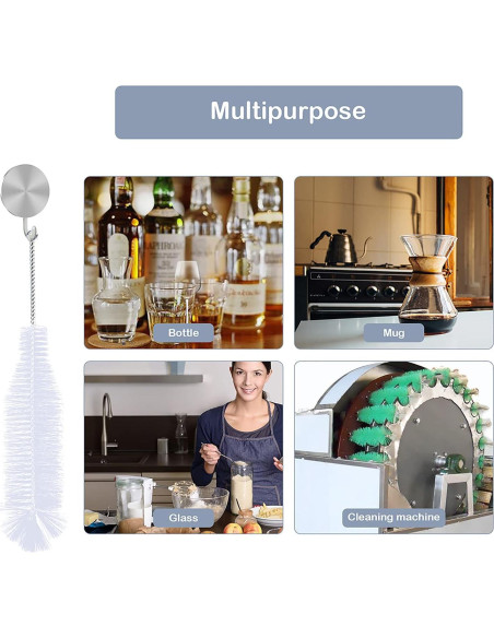 Cepillo para Botellas FOLUNUE 41.91 cm Cuello Estrecho