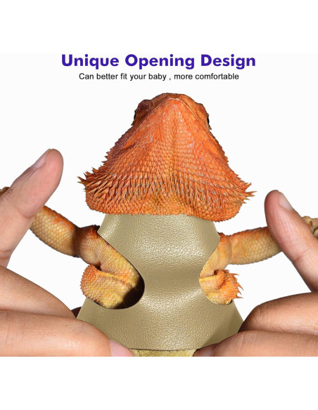 Arnés Ajustable para Lagartija Dragón Barbudo LIKZINWA - 4 Tamaños