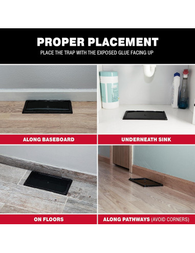 Trampas de Pegamento Catchmaster para Ratas y Ratones 2 Unidades