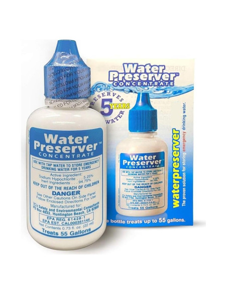 Conservador de Agua 7C's para Tanque de 208 Litros - Purifica 5 Años