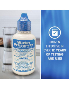 Conservador de Agua 7C's para Tanque de 208 Litros - Purifica 5 Años 2