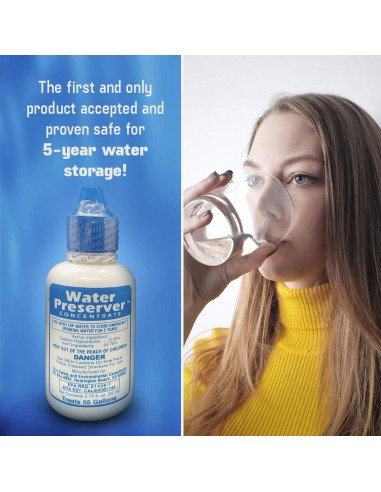 Conservador de Agua 7C's para Tanque de 208 Litros - Purifica 5 Años