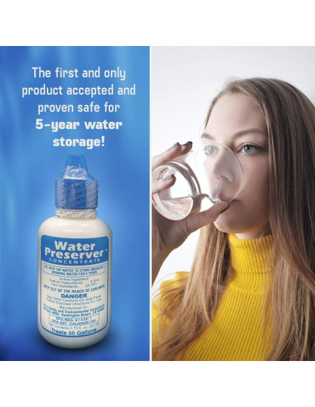 Conservador de Agua 7C's para Tanque de 208 Litros - Purifica 5 Años