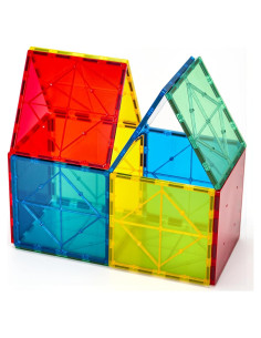 Gemmicc 12 PCS Azulejos Magnéticos Jumbo para Construcción STEM