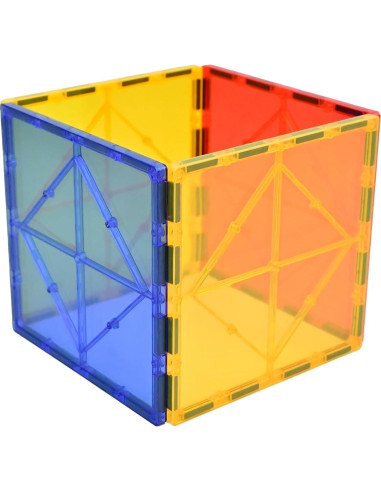 Gemmicc 12 PCS Azulejos Magnéticos Jumbo para Construcción STEM