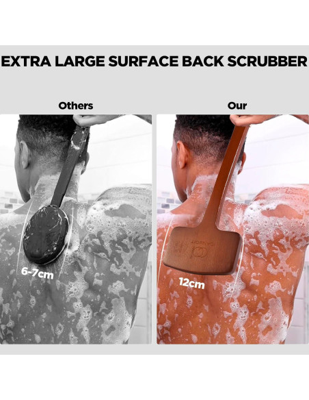 Set de Exfoliación ICANdOIT con Cepillo de Espalda y Guante Facial