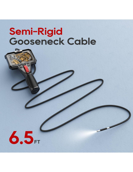 Borescopio Articulado Bidireccional TOPDC 6mm HD 1920P 2m