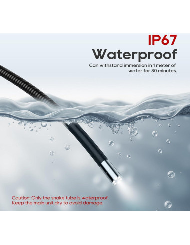 Borescopio Articulado Bidireccional TOPDC 6mm HD 1920P 2m