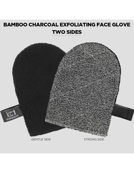 Set de Exfoliación ICANdOIT con Cepillo de Espalda y Guante Facial